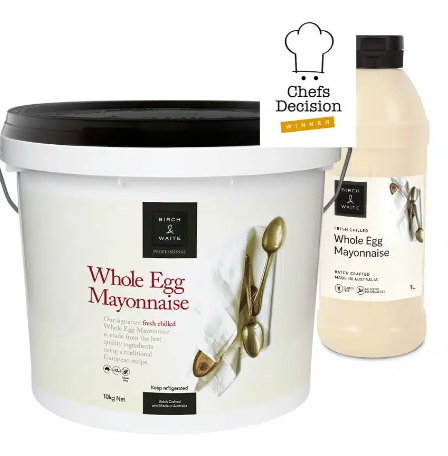 [mayo-egg2.3kg] Mayonnaise Whole Egg 2.2kg Tub Birch & Waite