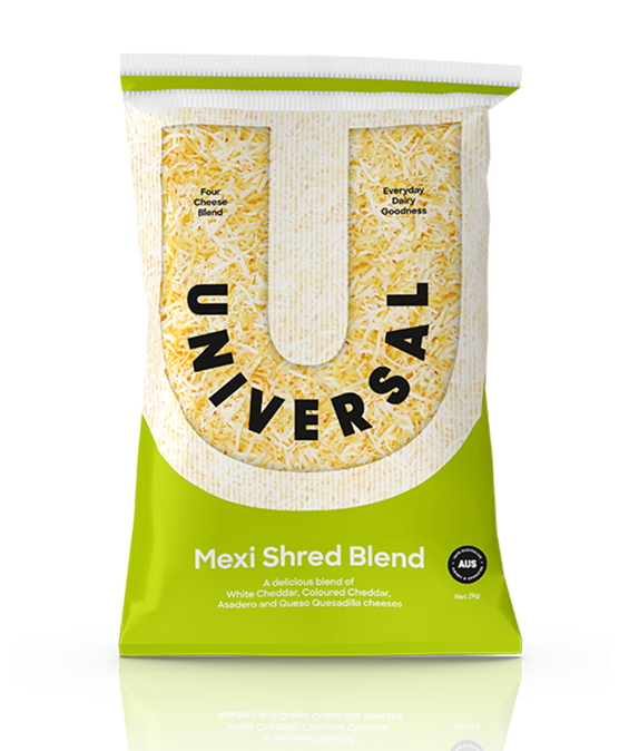 [shredded-mexican] Mexi Cheese Shred Blend 2kg Universal