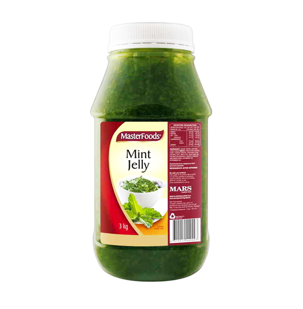 [sauce-mintjelly] Mint Jelly 3kg Bottle Masterfoods