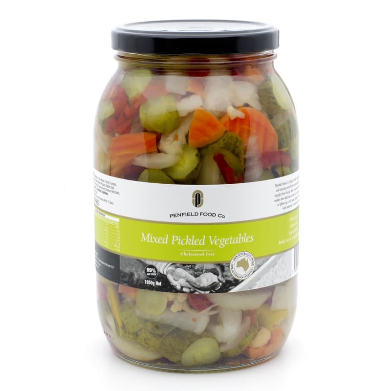 [pickled-veg1950g] Mixed Pickled Vegetables Giardiniera 1950g Jar Penfields