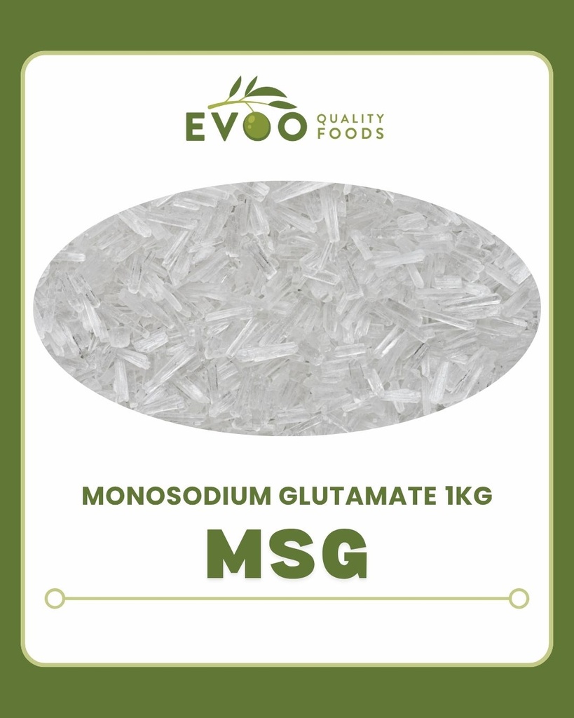 [salt-Msg] Monosodium Glutamate MSG 1kg EVOO