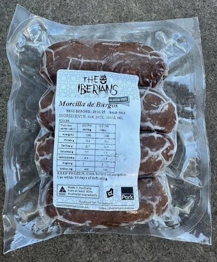 [sausage-Morcilla] Morcilla Sausage (Spanish Black Pudding) 500g RW approx, Priced per Kg (Pre order 3 Days)