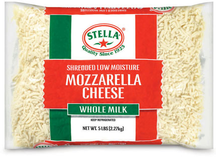[mozz-shred2.26] Mozzarella Shredded 2.26kg Bag Stella