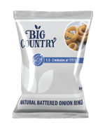Naturally Beer Battered Onion Rings 6 x 1kg CARTON ONLY Big Country