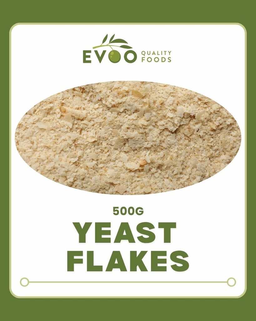 [yeast-nutritional500g] Nutritional Yeast Flakes GF 500g Bag Evoo QF
