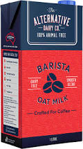 Oat Milk 12 x 1ltr CARTON ONLY Alternative Dairy Co