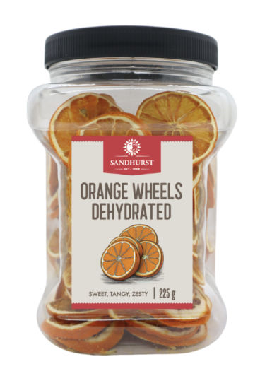 Orange Wheels Dehydrated 225g Tub Sandhurst