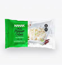 [paneer-Frozen] Paneer Cheese Diced 1kg Frozen Nanak