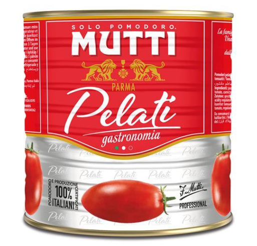 [pelati-mutti6 x2.5kg] Pelati (Peeled) Tomatoes 6 x 2.5kg CARTON ONLY Mutti