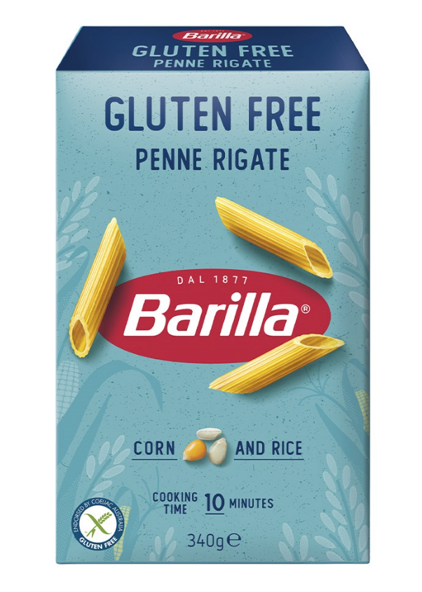 [penneGF-340gBarilla] Penne Rigate Pasta Dried GLUTEN FREE 340g Barilla