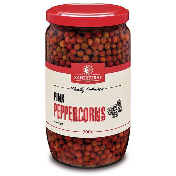 [pepperC-pink7] Pink Peppercorns 700g Jar Sandhurst