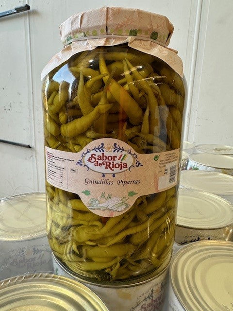 Piparras/Guindilla Peppers Green 3.78kg Tub Bernal (Spanish)