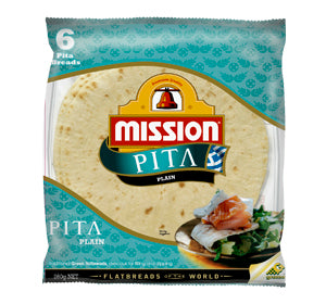 Pita Bread 8" 10 x 6 Carton Frozen Mission #3862