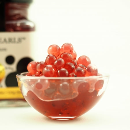 [pearls-plum] Popping Pearls Davidson Plum 300g tub Peninsula Larder