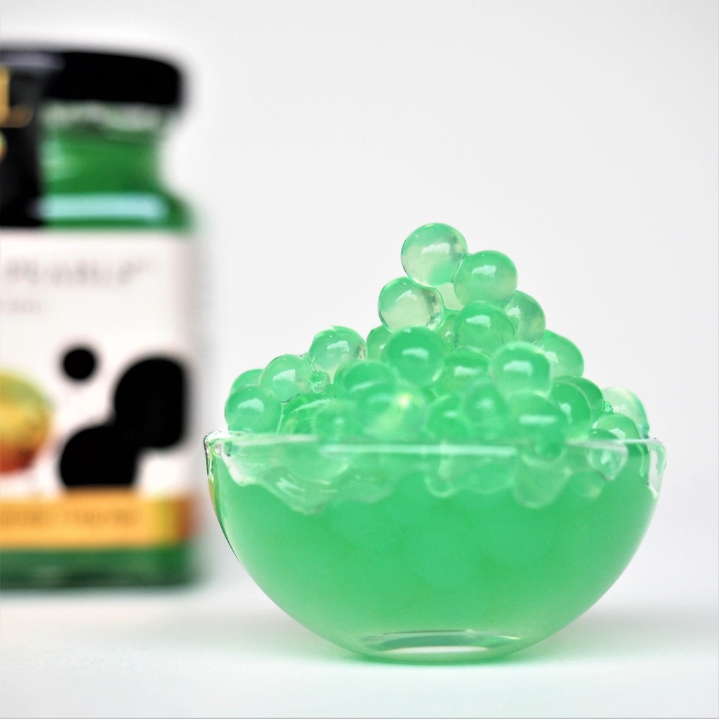 [pearls-finger] Popping Pearls Native Finger Lime 300g tub Peninsula Larder