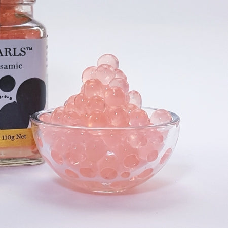 [pearls-shallot] Popping Pearls Shallot & White Balsamic 300g tub Peninsula Larder