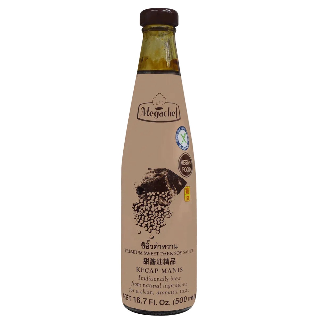 [darksoy-sweet] Premium Sweet Dark Soy Sauce 500ml MegaChef