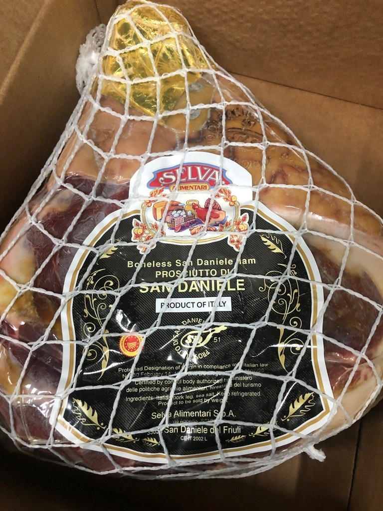 [prosciutto-sanD] Prosciutto San Daniele 7kg RW approx, Priced per Kg