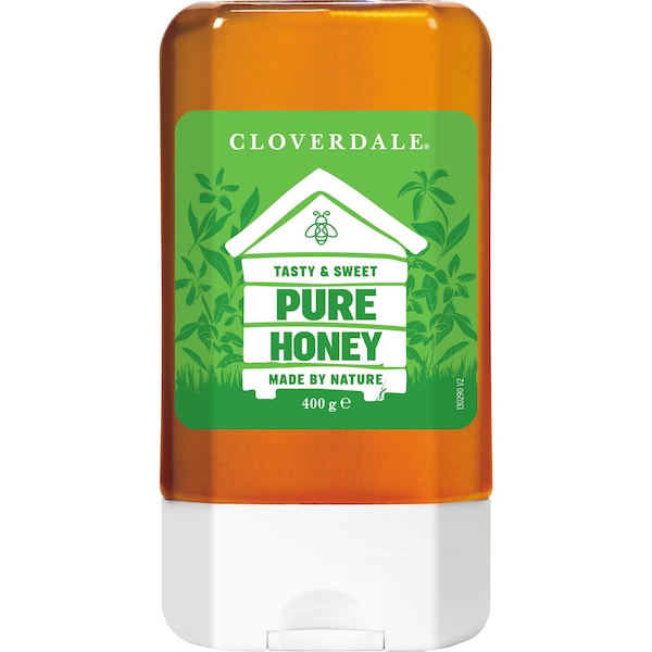 Pure Honey Squeeze 400ml Bottle Cloverdale