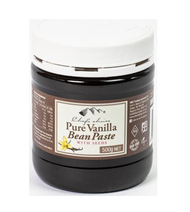 [vanilla-pasteC] Pure Vanilla Bean Paste 500g (with Seeds) Chefs Choice