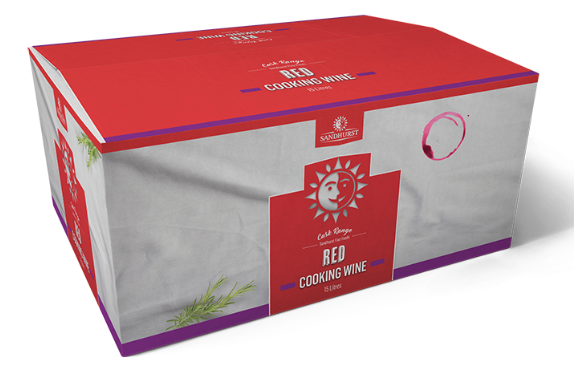 [cooking-red15lt] RED Cooking Wine 15lt BIB Sandhurst