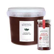 [jam-raspB2.4] Raspberry Jam 2.4kg Tub Beerenberg Australian Made