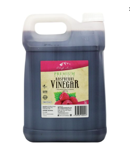 [vinegar-raspbPGF] Raspberry Vinegar Premium 5lt Bottle Chefs Choice
