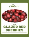 Red Cherries Glace (Glazed) 1kg Bag Evoo QF