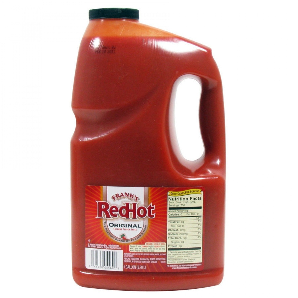 [sauce-franks3.8lt] Red Hot Sauce Original 3.8lt Frank's