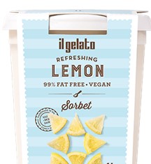 [sorbet-lemon*] Refreshing Lemon Sorbet 5lt Il Gelato (pre order 2 days)