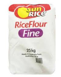 [flour-RiceF25kg] Rice Flour Fine 25kg Sunrice