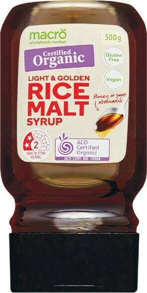 Rice Malt Syrup 500gm Jar Chefs Choice