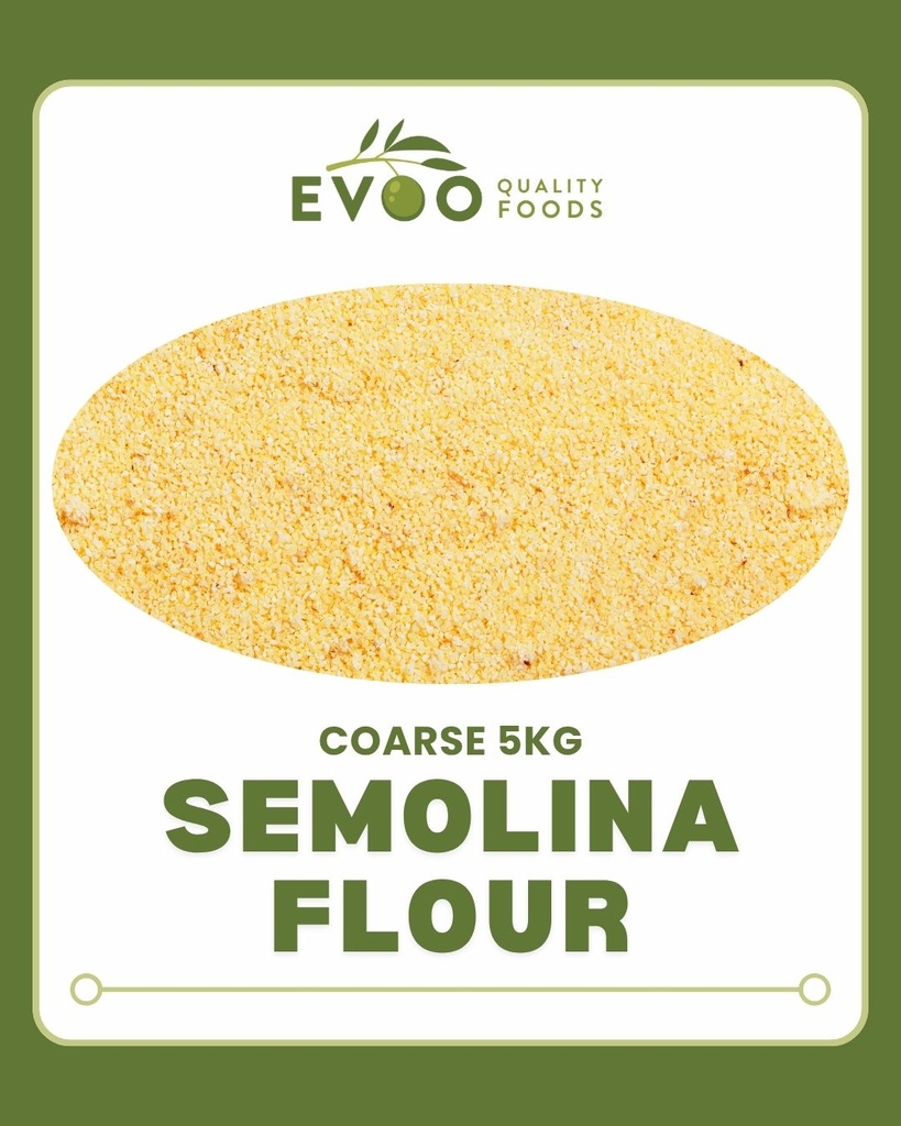Semolina Flour COARSE 5kg Bag EVOO QF