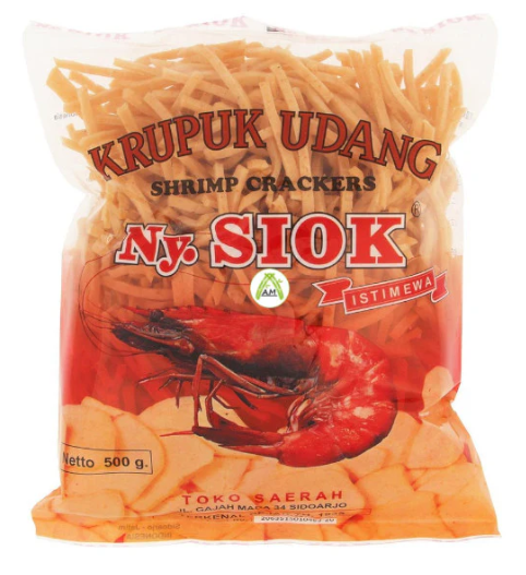 Shrimp Crackers Ny Siok 500gm bag