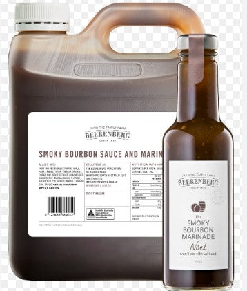 [sauce-bourbon] Smoky Bourbon Sauce & Marinade 2ltr Tub Beerenberg