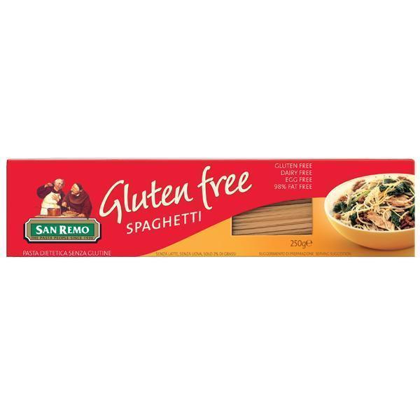 [pasta-SpagGF] Spaghetti Dried Pasta GF 350g San Remo