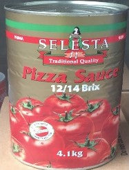 [sauce-pizzaCTN] Spiced Tomato Pizza Sauce 3 x 4.1kg CARTON ONLY Selesta