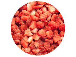 Strawberries Diced Frozen 10kg carton Harvestime