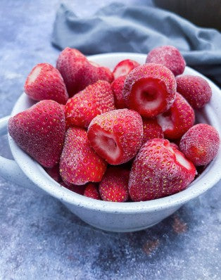 [berry-strawb10kg] Strawberries Whole Bulk 10kg Carton Frozen Harvestime