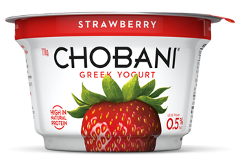 [yogh-ChobS] Strawberry Greek Yoghurt 160g Chobani (5 Day Pre Order)