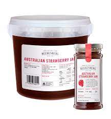 [jam-strawB2.4] Strawberry Jam 2.4kg Tub Beerenberg Australian Made