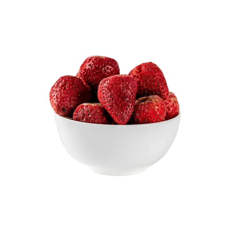 [berry-strawforager] Strawberry Whole Freeze Dried 100g The Forager Food Co