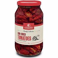 [tom-SunW2KG] Sundried Tomatoes Whole 1.9kg Jar Sandhurst