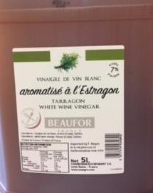 [vinegar-Tarragon] Tarragon Vinegar 5lt Beaufor/Chefs Choice
