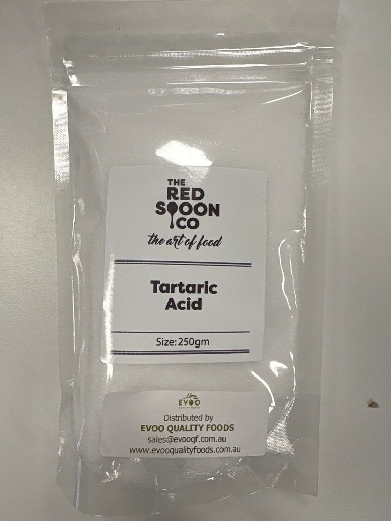 [tartaric-250gm] Tartaric Acid 250gm The Red Spoon Co (Pre order 3 days)