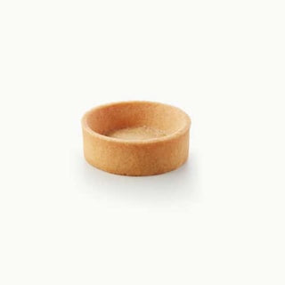 [tartlet-DIS281] Tartlet SWEET Round Shell Straight Edge 50mm x 17mm (Butter) 200pcs/Carton DIS281 Masdeu