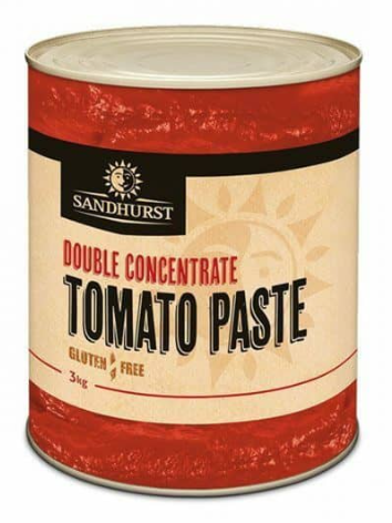 [tomato-pasteGFDC] Tomato Paste GF Double Concentrate 6 x 3kg CARTON ONLY Sandhurst