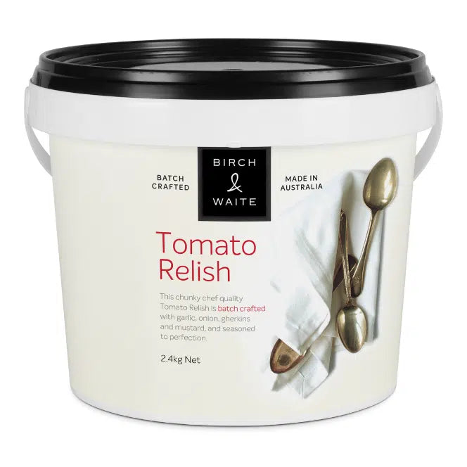 [relish-tomBW] Tomato Relish 2.4kg Tub Birch & Waite