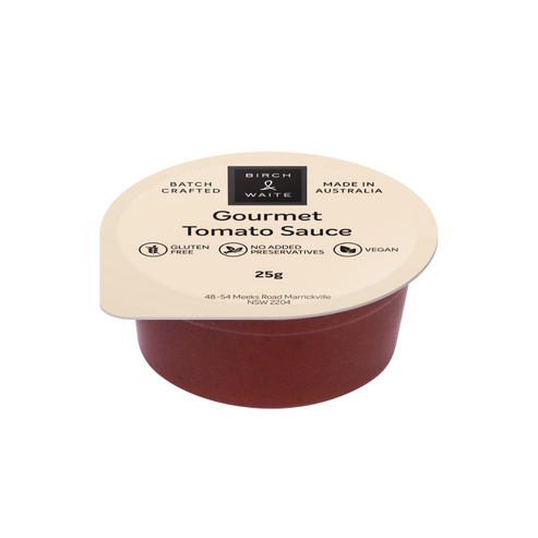 [sauce-tomPCBW] Tomato Sauce Gourmet Portion Control 120 x 25gm Birch & Waite