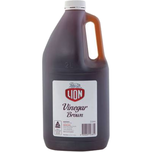 [vinegar-GFBrown2L] Vinegar Brown GF 6 x 2L CARTON Lion